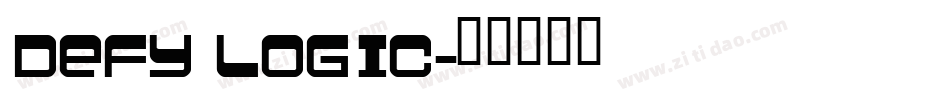 Defy Logic字体转换